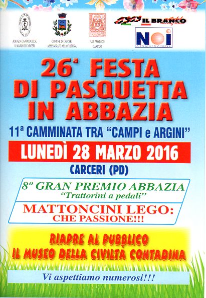 26a FESTA DI PASQUETTA IN ABBAZIA